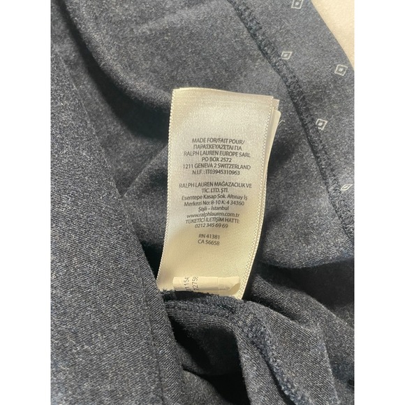 Polo Ralph Lauren Shirt Mens 2XL Blue Dotted Knit Short Sleeve Classic Golf - Picture 9 of 10